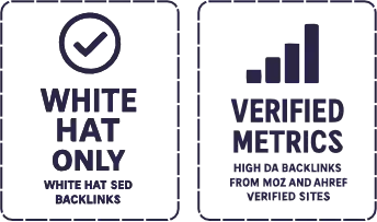 Buy backlinks with white hat seo only and verified metrics